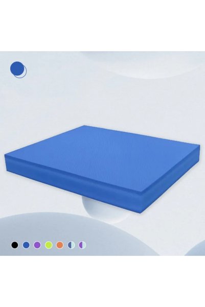 Choice وسادة توازن زرقاء مقاس 40×33×5، وسجادة إسفنجية غير قابلة للانزلاق ووسا...