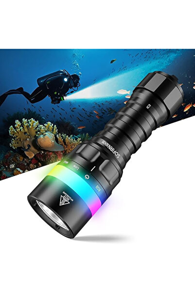 Choice 6000-6500K SD08 with battery Sofirn SD08 3200lm Range 385m Diving Flas...