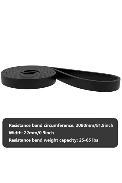 Choice Black New 1Pcs Tough Latex Resistance Band Elastic Exercise Strength P...