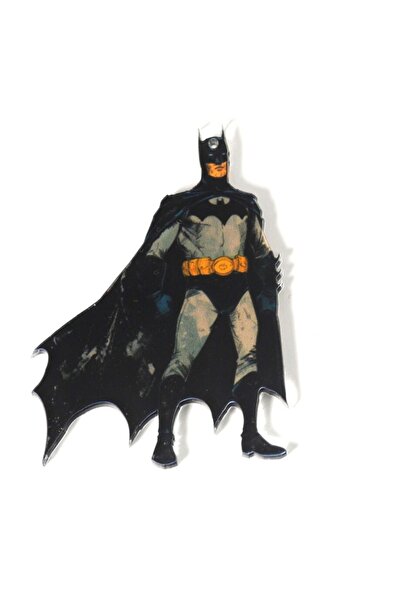NO BRAND Batman φιγούρα μεγάλο εκτυπωμένο plexiglass κρεμαστό 69x54mm
