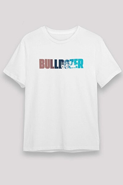 Darkhane Bulldozer Operator White Unisex T-Shirt T-Shirt