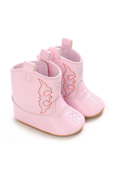 Choice 7-12 Months E-169 PINK Western Denim Baby Winter Boots, Fashion Warm C...