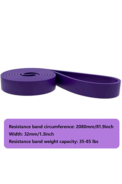 Choice Purple New 1Pcs Tough Latex Resistance Band Elastic Exercise Strength ...