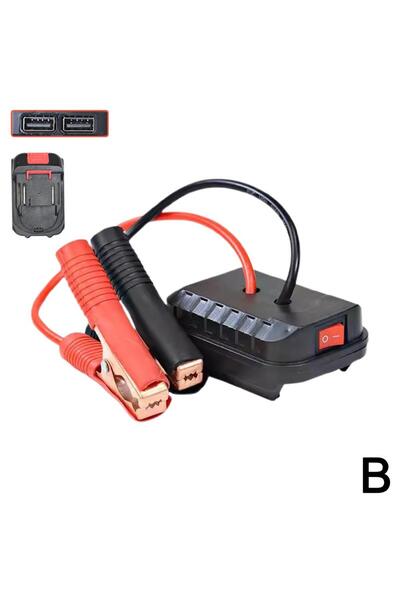 Choice With USB Car Lithium Battery Converter Charger Clip Auto Igniter Jump ...