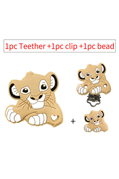 Choice 3pcs 4 3pcs/set Silicone Cartoon Teether Nipple Clip Beads DIY Pacifie...