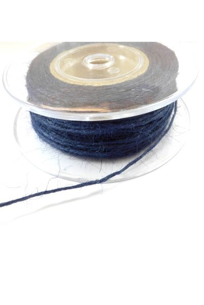NO BRAND Λινάρι,λινάτσα κορδόνι 1mm/50 μέτρα καρούλι - Μπλε