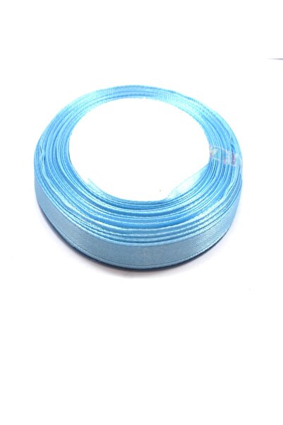 NO BRAND Κορδέλα σατέν 6mm/καρούλι 22.50μέτρα - Γαλάζιο