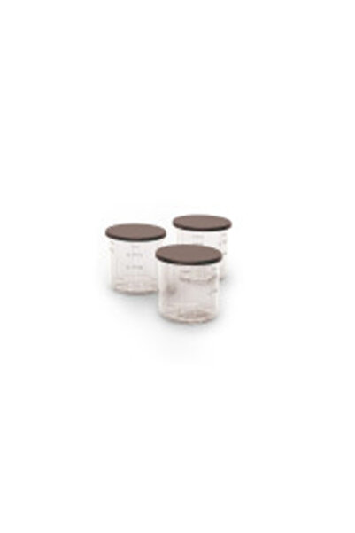 TEFAL Set de 3 boluri de 480 ml cu capace pentru aparatul de înghețată Dolci