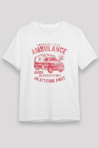 Darkhane Ambulance Driver White Unisex T-Shirt T-Shirt