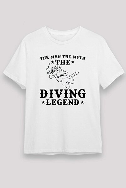 Darkhane Diver White Unisex T-Shirt