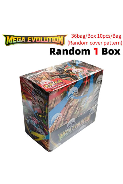 BANDAI MAGE- 1 BOX 360 Pcs/Box Pokemon Card MEGA EVOLUTION Phantasmal Flames ...
