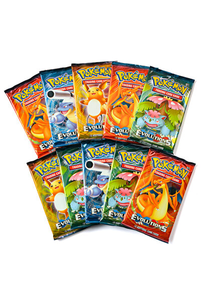 BANDAI Random10packs 360Pcs English Pokémon TCG: Evolutions Box Pokémon trade...