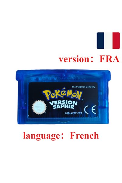 BANDAI SAPHIR-FRA Pokemon Series Emerald FireRed Leafgreen Ruby Sapphire 5 Ve...