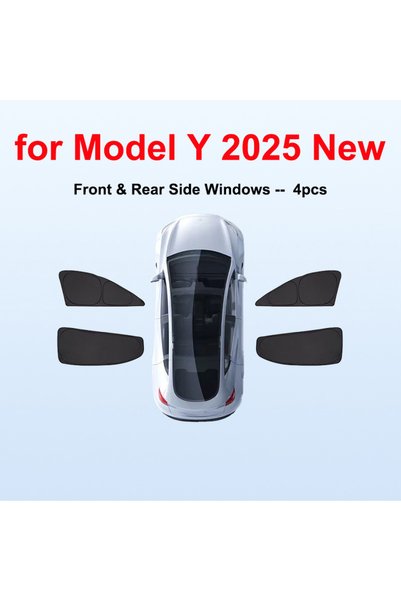 Choice Front Rear 4PCS For Tesla Model Y Juniper 2025 2026 Launch Sun Shade F...