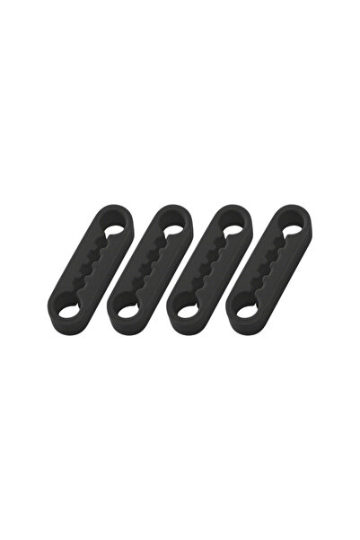 Choice 4 Black Car Door Shock Absorber Universal Car Door Buckle Soundproof D...
