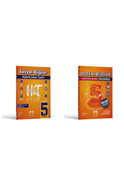 Mozaik Yayınları Mozaik 5. Sınıf HİT 40 lı Sosyal Bilgiler Denemesi ve Sosyal...