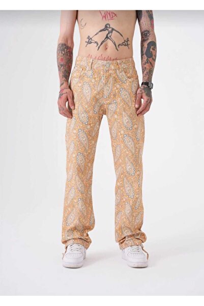 Machinist Baggy Baskılı Desert Jean Pantolon