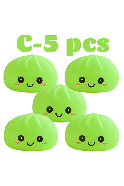 BANDAI C-5pcs 2027 New Dumpling Night Lights Glowing Dumplings Desktop Orname...