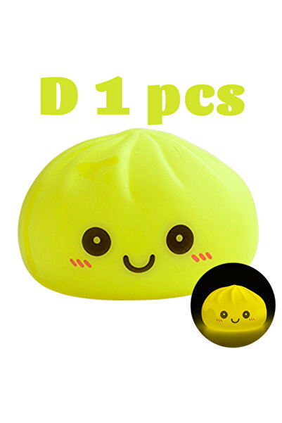 BANDAI D-1pcs 2027 New Dumpling Night Lights Glowing Dumplings Desktop Orname...