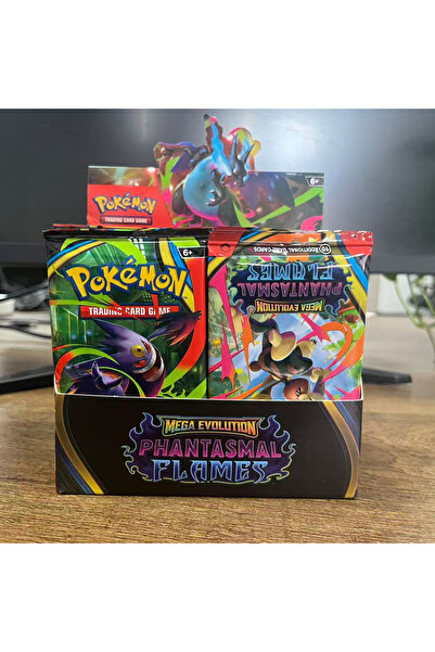 BANDAI 1 box 360Pcs Pokemon Card Prismatic Evolutions PHANTASMAL FLAMES Scarl...