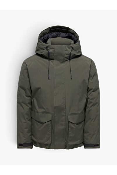 Only & Sons ONSNATE TECHNICAL JACKET OTW VD Erkek Gri Mont - 22038757