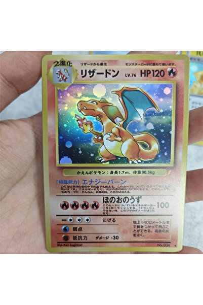 BANDAI 2 5 Set 1st Ptcg Collect Cards Old Version Card Back Charizard DIY TCG...