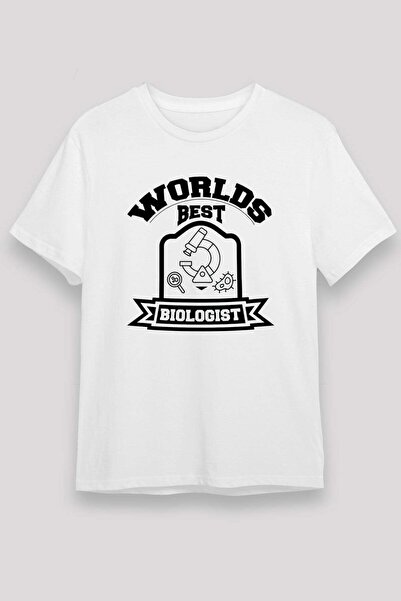 Darkhane Biologist White Unisex T-Shirt T-Shirt