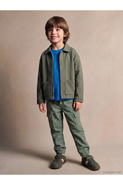 LC Waikiki Two Mt Shop Quality Lcw Kids Khaki Gabardine Plain Standard & Regu...