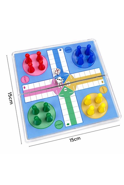 Choice Dice Chess Folding Crystal Board Game Set Chess Snake Ladder Family Ta...
