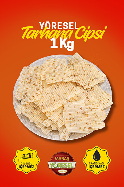 Maraş Yöresel Bol Yoğurtlu Organik Maraş Tarhana Cipsi (1 Kg) - Katkısız Doğa...