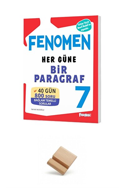 Fenomen Yayıncılık Fenomen 7. Sınıf Maarif Her Güne Bir Paragraf Soru Bankası...