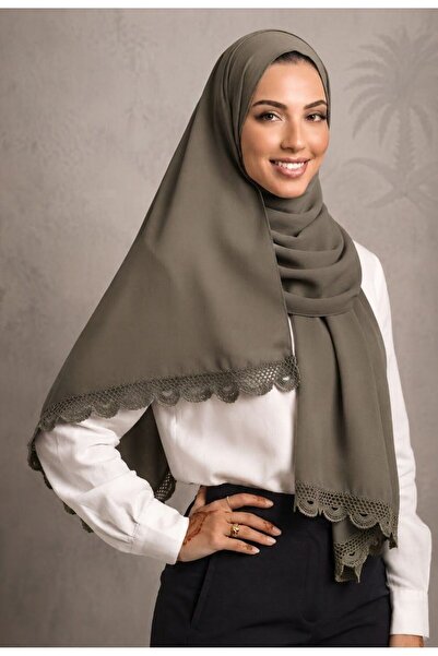 Veil Designer طرحة بشغل اويه مع كوروشيه بقماش ياباني علي الطرفين المقاس : 60 ...