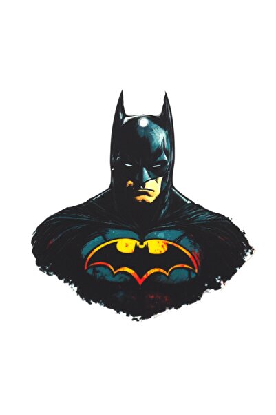 NO BRAND Batman πρόσωπο και στέρνο πολύχρωμο plexiglass κρεμαστό 65x59mm