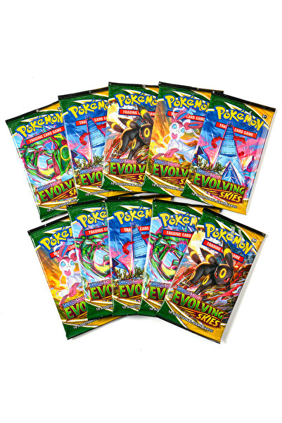 BANDAI Random10packs 360Pcs English Pokémon TCG: Evolutions Box Pokémon trade...