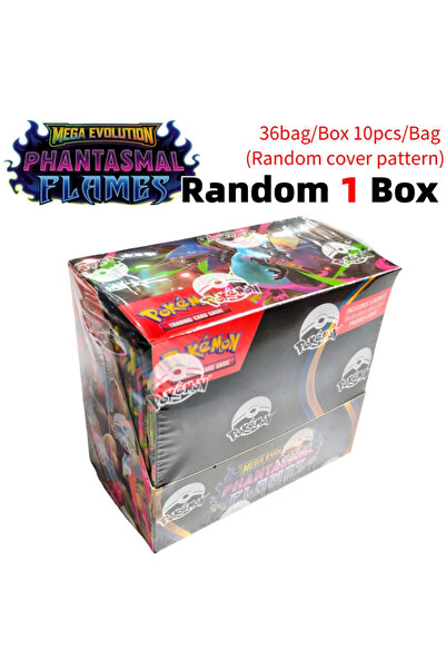 Choice PHANTASMAL-1 Box Pokémon Cards 9+1 Per Pack TCG Mega Evolution Phantas...