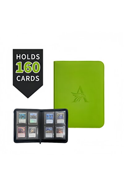 Choice grass green TopLoader 4-Pocket Card Binder (160 Cards) – Black/ Indust...