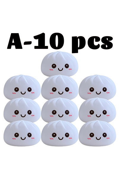 BANDAI A-10pcs 2027 New Dumpling Night Lights Glowing Dumplings Desktop Ornam...