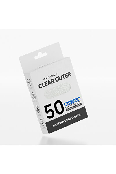 Choice Scale Texture 50pcs 68.5x94mm/65x92mm Premium Clear Matte double Card ...