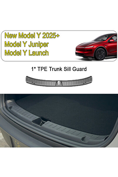 Choice 1pc Trunk Sill Guard For Tesla Model Y Juniper 2025 2026 Trunk Thresho...