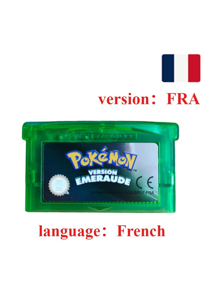 BANDAI EMERAUDE-FRA Pokemon Series Emerald FireRed Leafgreen Ruby Sapphire 5 ...