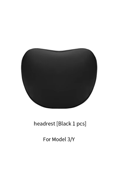 Choice 1pc Black Headrest T For Tesla Model 3 Y Car Neck Pillow Protective Lu...