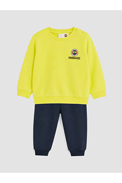 LC Waikiki Two Mt Shop Quality Lcw Baby Yellow Fenerbahçe Printed Baby Boy Set