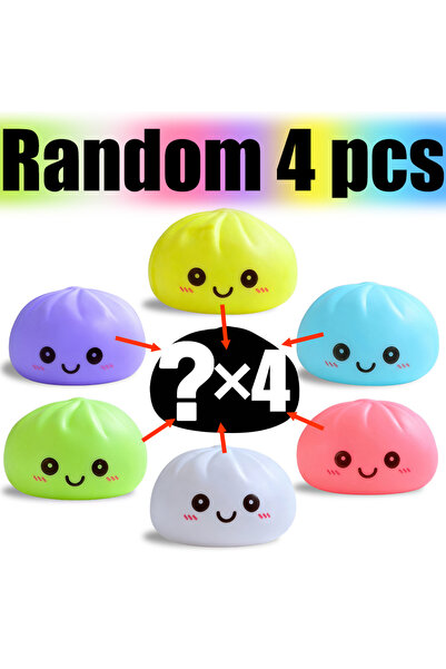 BANDAI random 4pcs 2027 New Dumpling Night Lights Glowing Dumplings Desktop O...