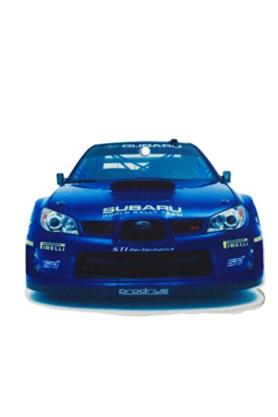 NO BRAND Subaru Impreza Hawkeye μπλε μεγάλο plexiglass κρεμαστό 65x52mm