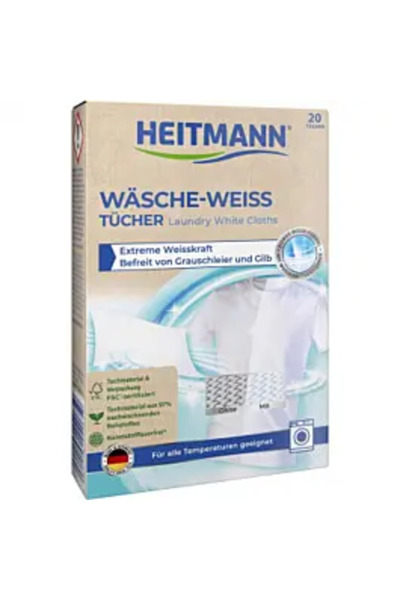 HEITMANN FSC Șervețele de albire pentru rufe 20 bucăți