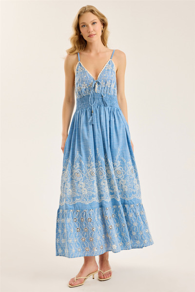 HomeStore Floral Embroidered Dress