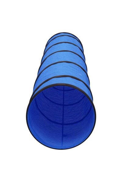 vidaxl Tunel pentru câini, Albastru, Ø 40 x 200 cm, Poliester
