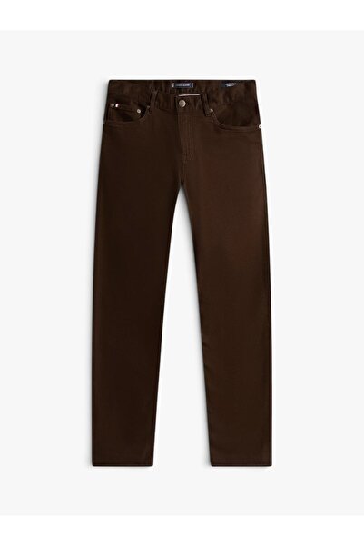 Tommy Hilfiger STRAIGHT DENTON STR GMD Erkek Kahverengi Denim Pantolon - MW0M...