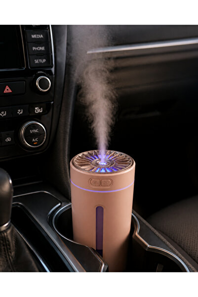5 Esans Hediyeli RGB Işıklı Şarjlı Hava Nemlendirici Aroma Difüzörü
