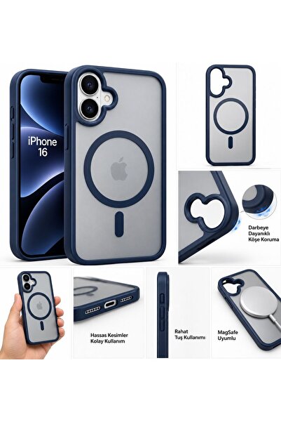Case PREMİUM iPhone 16 MagSafe Uyumlu Kılıf